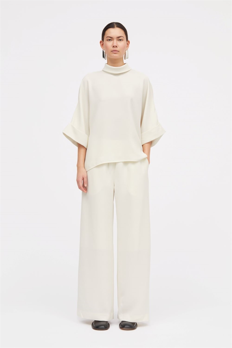 MKDT STUDIO CREPE GEORGIE PANTS IVORY