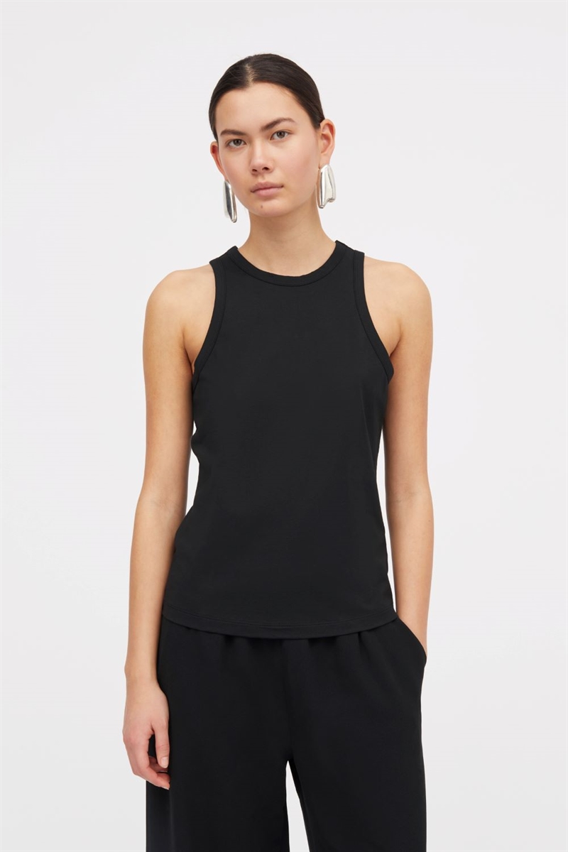 MKDT STUDIO LEA COTTON JERSEY BLACK