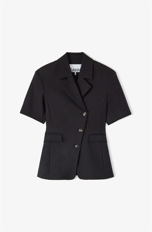 GANNI A1020097 BLAZER BLACK