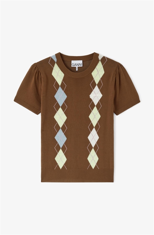 GANNI A1040295 SHIRT TIRAMISU