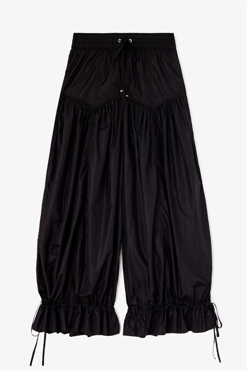 GANNI A1080195 FLYWEIGHT NYLON BALLOON PANTS BLACK