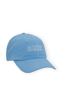 GANNI CAP AZURE BLUE