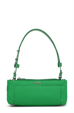 GANNI PILLOW BAGUETTE TASKE KELLY GREEN 