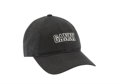 GANNI A4968 CAP BLACK