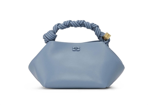 GANNI A6085 SMALL GANNI BOU BAG DUSTY BLUE