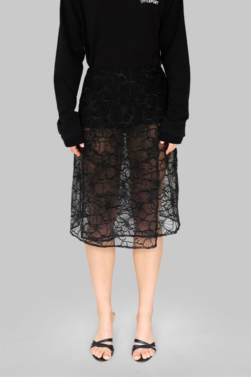 OPERASPORT ALBA LONG SKIRT BLACK