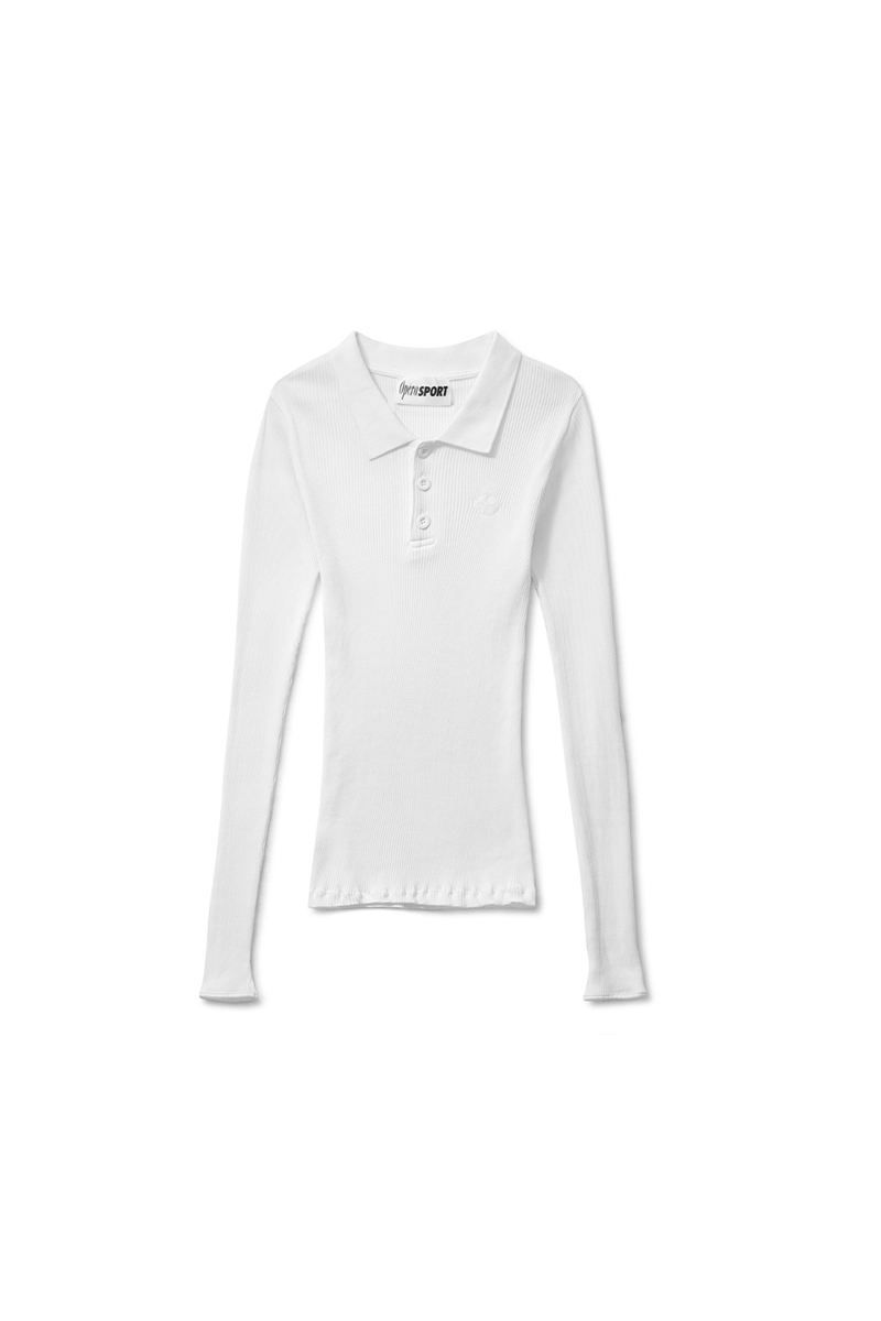 OPERASPORT ARIA SEAMLESS POLO WHITE