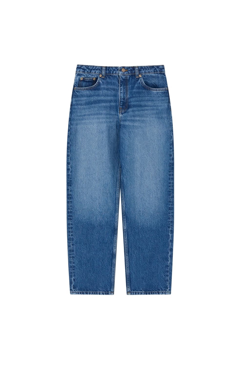 SKALL STUDIO ALLISON CROPPED JEANS VINTAGE WASHED BLUE