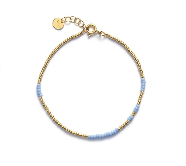 ANNI LU ASYM BRACELET LIGHT BLUE 