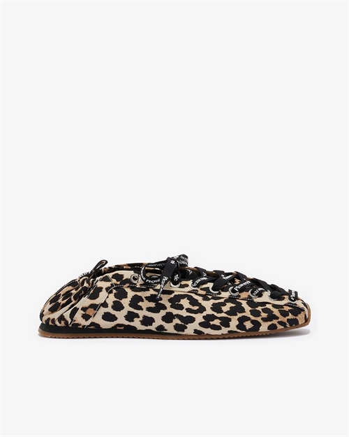 GANNI B1040017 BALERINA LEOPARD