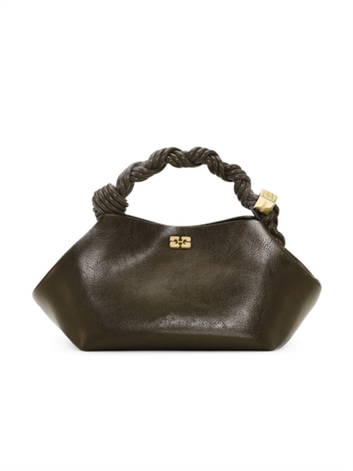 GANNI B2100035 BOU BAG DARK OLIVE