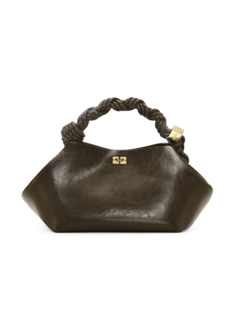 GANNI B2100035 BOU BAG DARK OLIVE