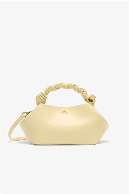 GANNI B2100147 BOU BAG YELLOW CREAM