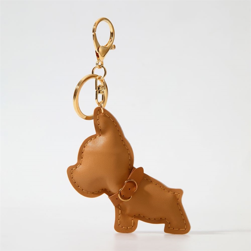STICKY BESTIE DOG BAG CHARM LIGHT BROWN
