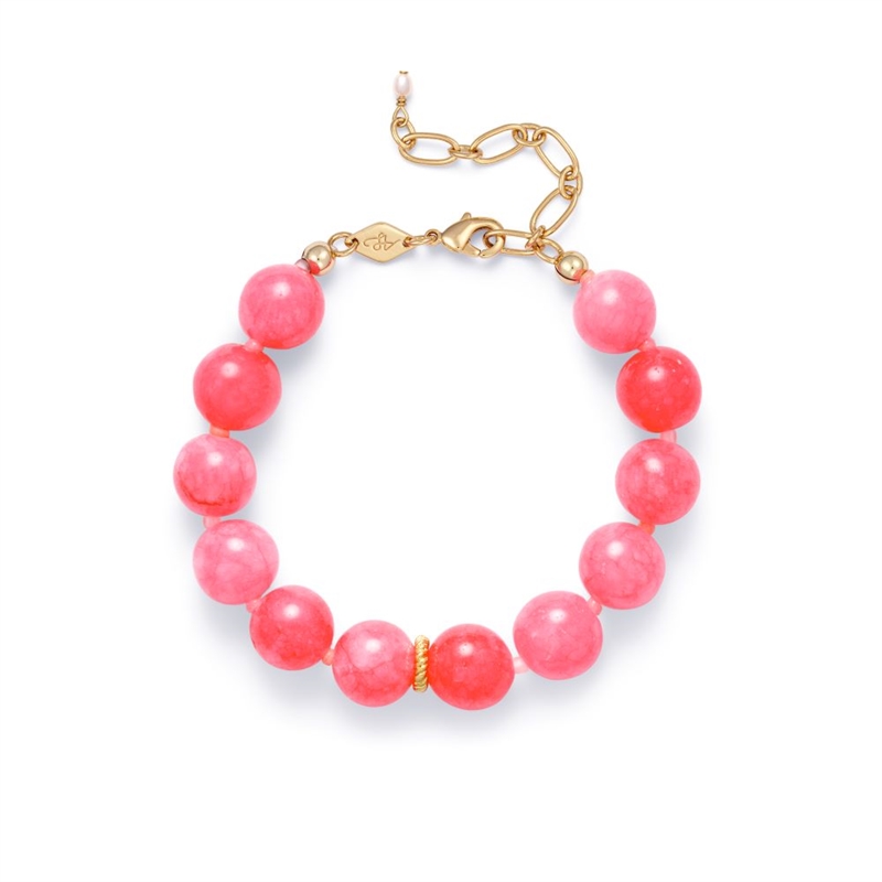 ANNI LU BALL BRACELET BUBBLEGUM