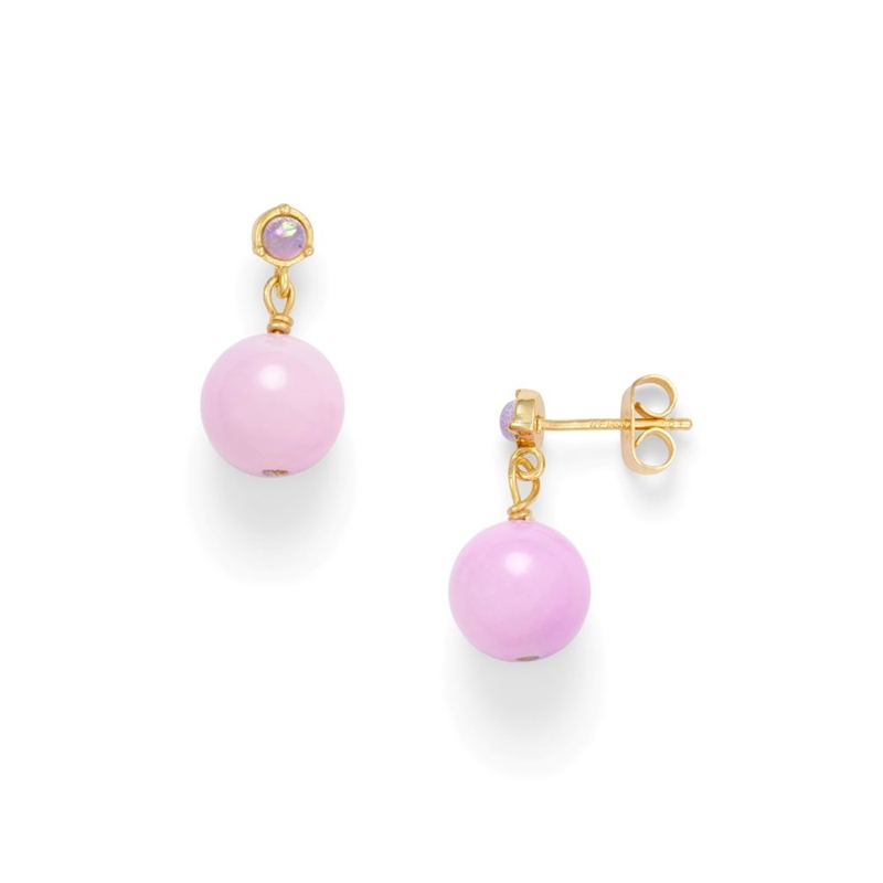 ANNI LU BALL EARRING LILAC 