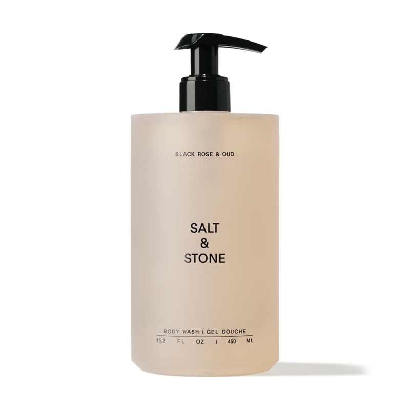 SALT & STONE BODY WASH 450ML BLACK ROSE & OUD