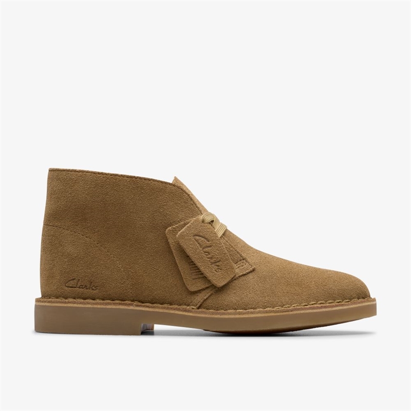 CLARKS DESERT BOOT EVO DARK SAND SUEDE