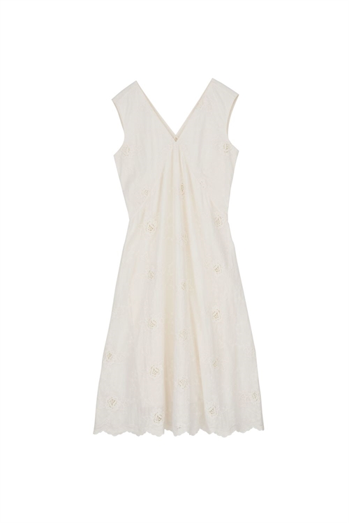 SKALL STUDIO CAMELLIA DRESS LIGHT CREAM