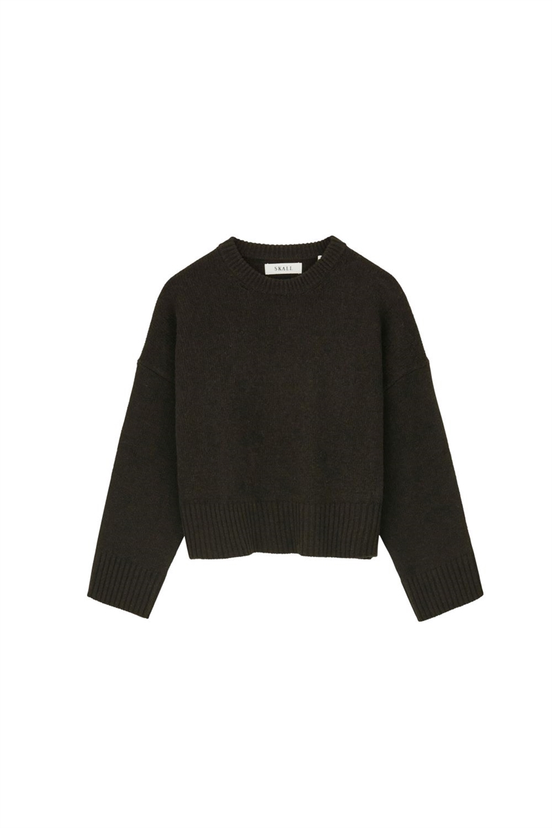 SKALL STUDIO CAMPA JUMPER DEEP BROWN