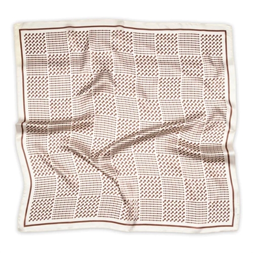 MP WOMAN AMANDA SILK SCARF CREAM