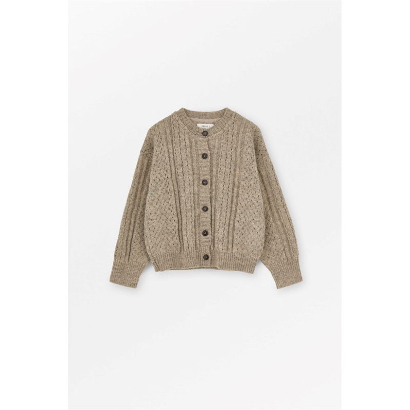 SKALL STUDIO DAGMAR CARDIGAN LIGHT BROWN