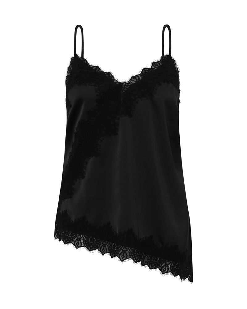 ENVII ENNANNA SINGLET TOP BLACK