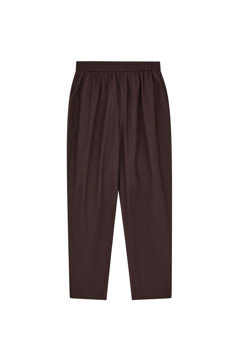 SKALL STUDIO EDGAR PANTS DARK BROWN