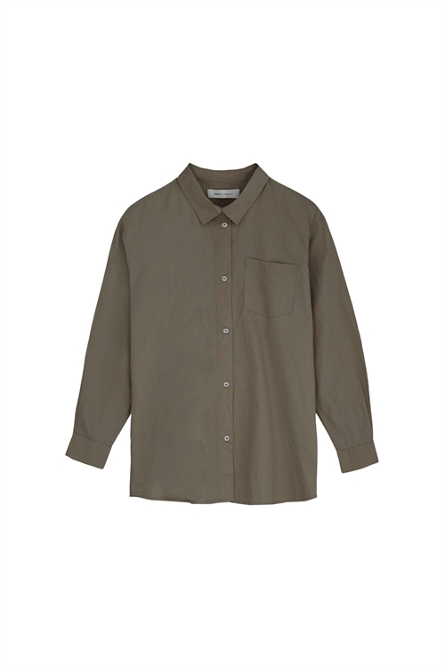 SKALL STUDIO EDGAR SHIRT COLD BROWN