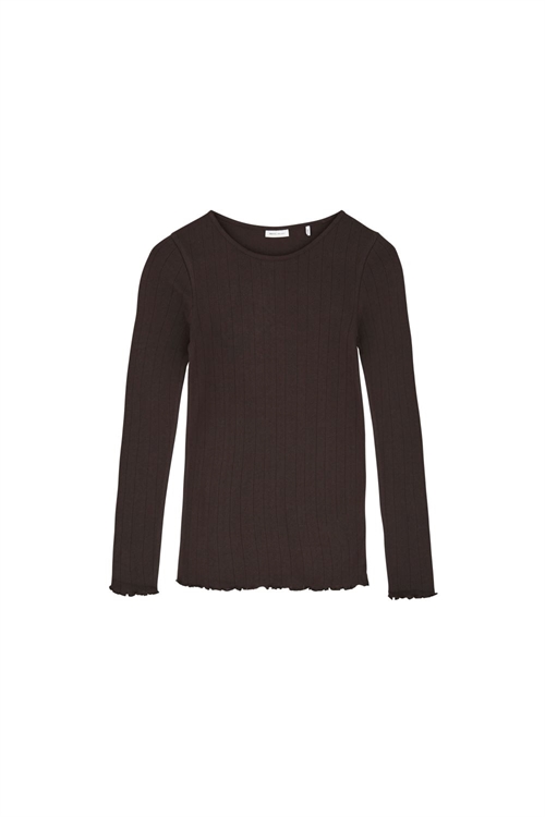 SKALL STUDIO EDIE BLOUSE DARK BROWN