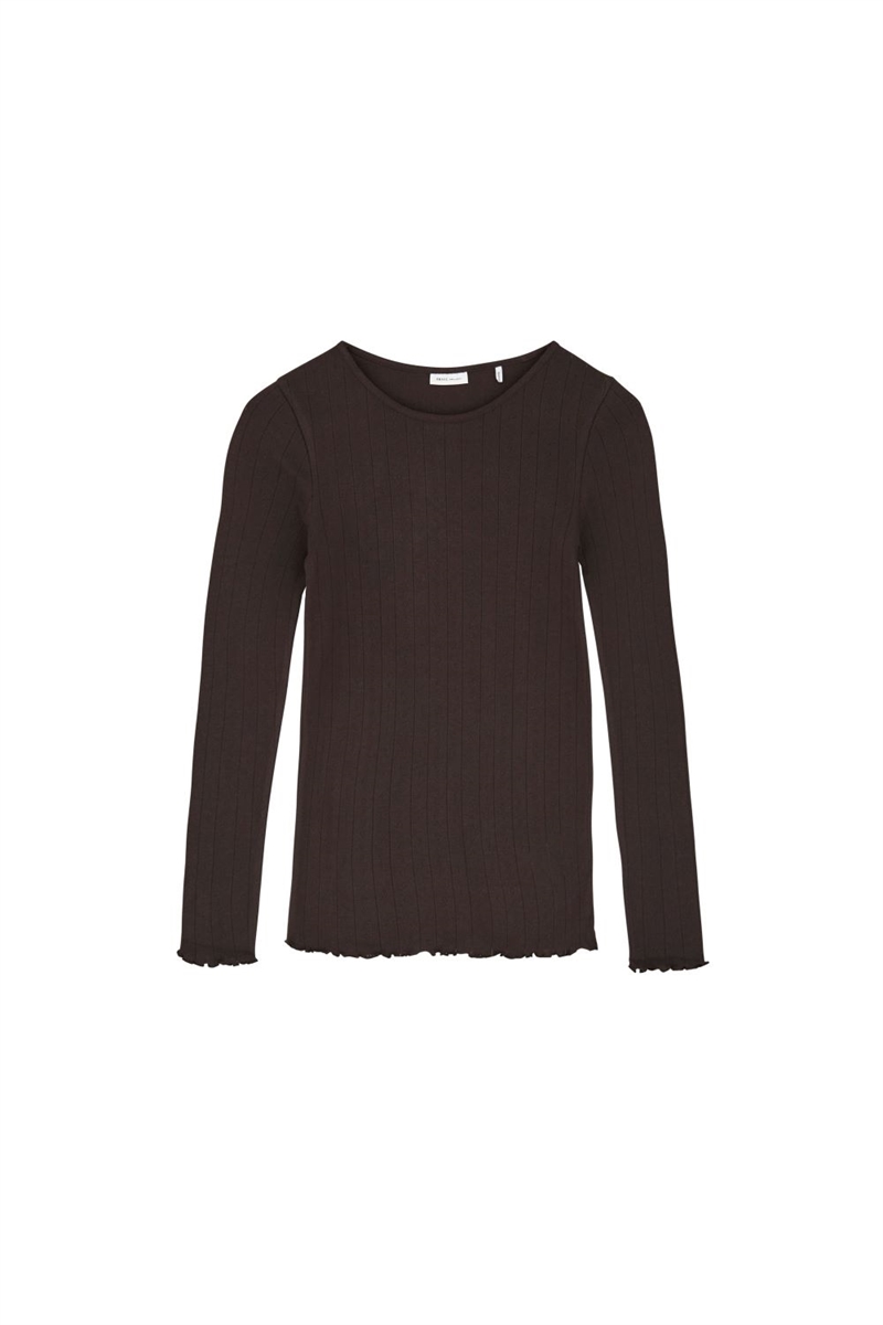 SKALL STUDIO EDIE BLOUSE DARK BROWN