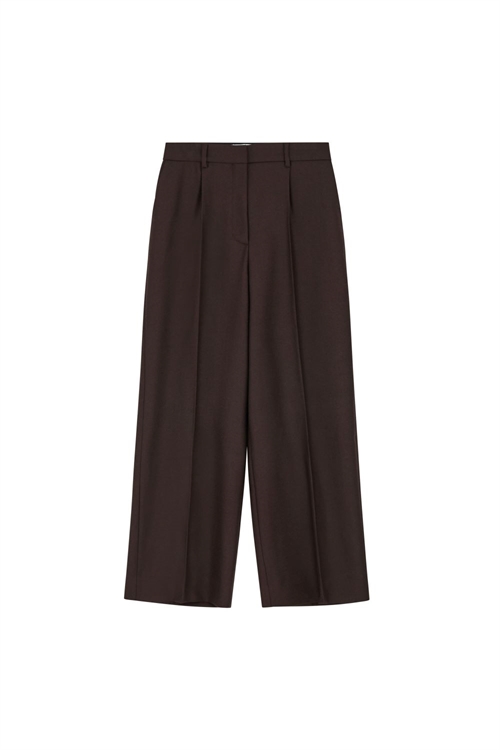 SKALL STUDIO EMMERSON TROUSERS DARK BROWN