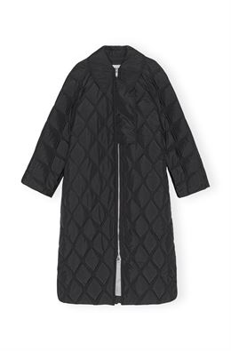 GANNI F7327 FRAKKE QUILT BLACK