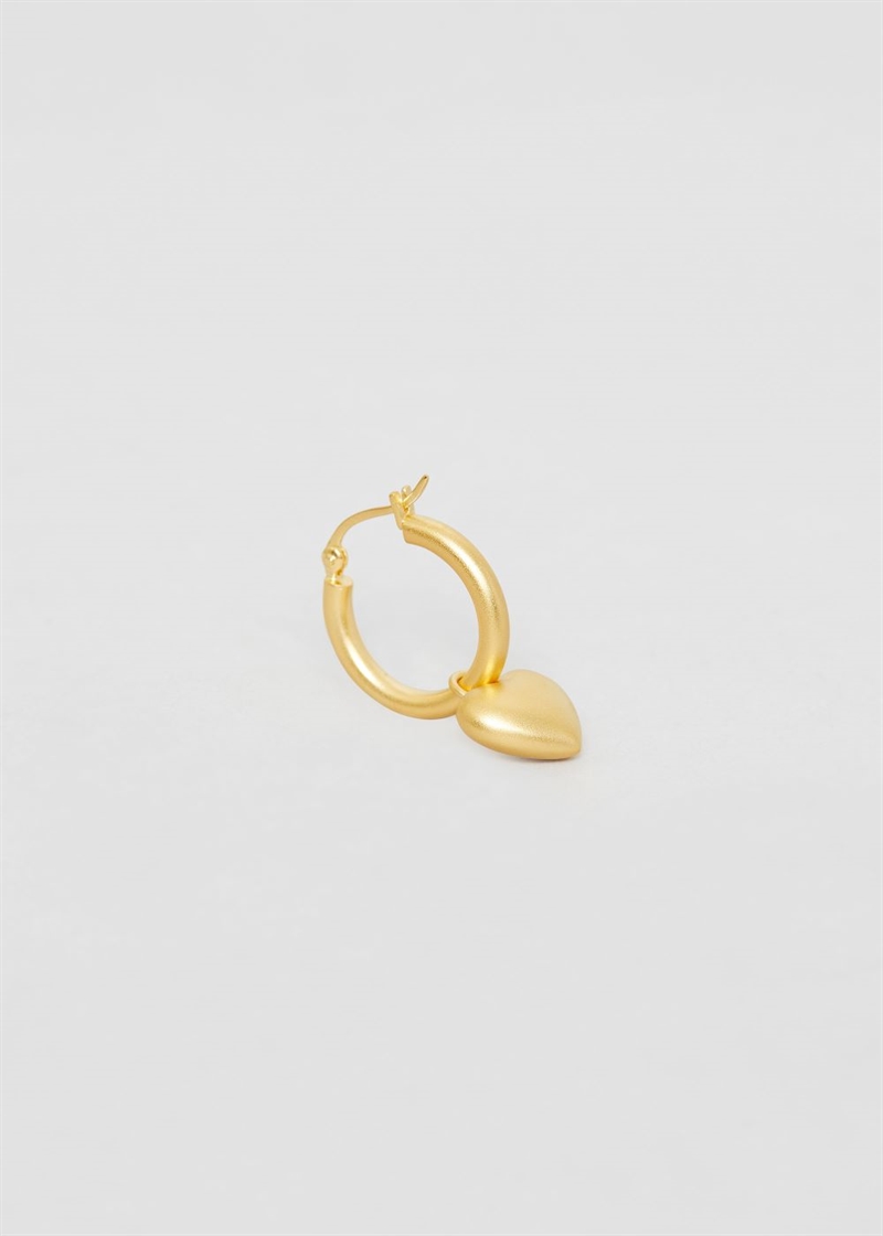 TRINE TUXEN FIONA HOOP GOLDPLATED