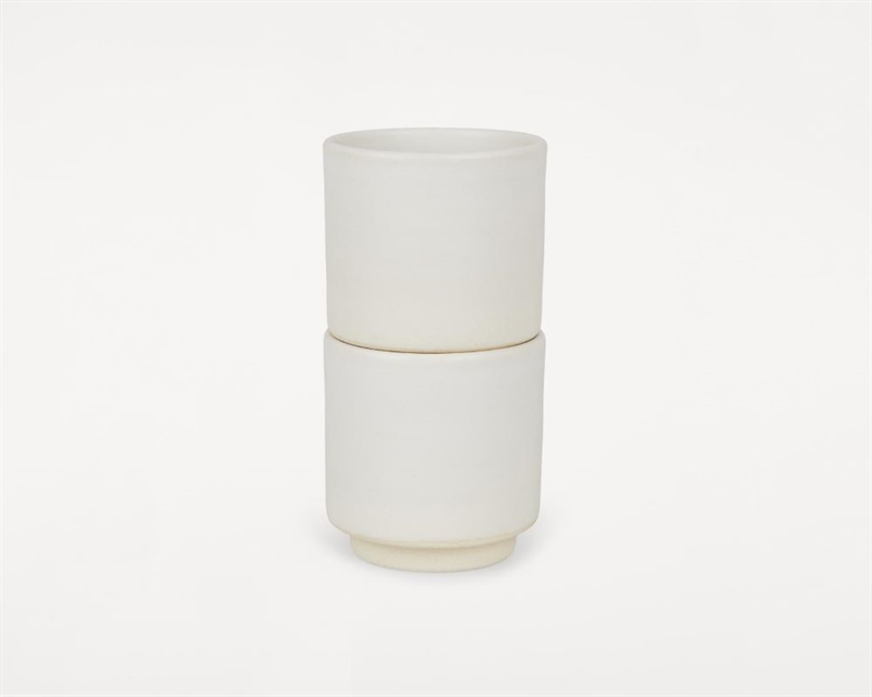 FRAMA OTTO CUP NATURAL 7,5 CM SET OF 2 