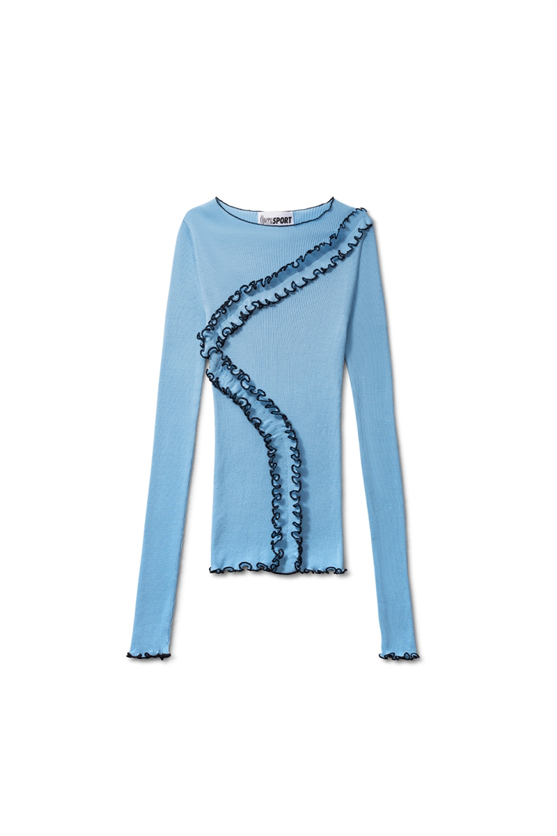 OPERASPORT GISELLE SEAMLESS TOP BLUE