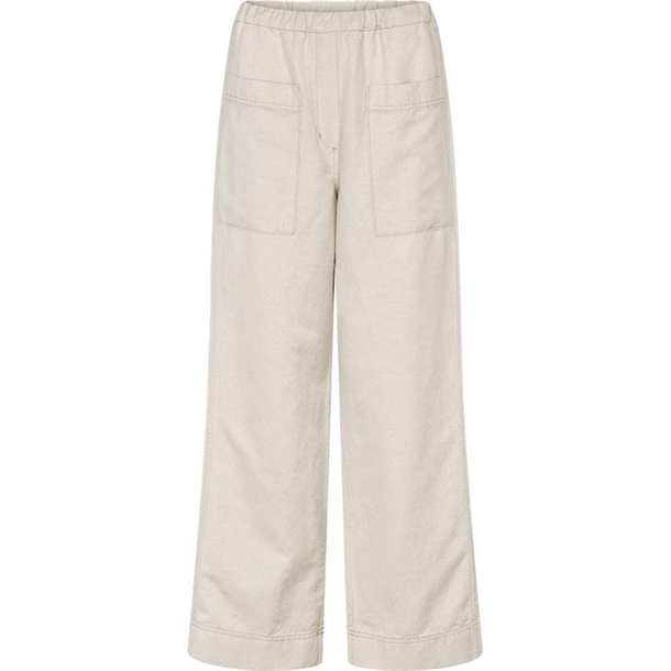 GAI+LISVA SELMA COTTON PANT ECRU
