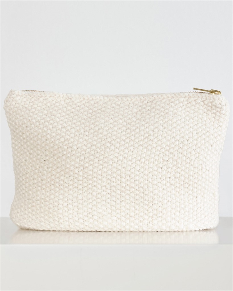 GAI + LISVA STINE ALPACA PURSE OFF WHITE
