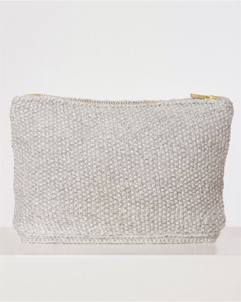 GAI + LISVA STINE ALPACA PURSE GREY MELANGE