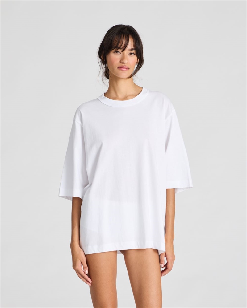 GAI + LISVA MAYA COTTON SINGLE JERSEY TEE WHITE