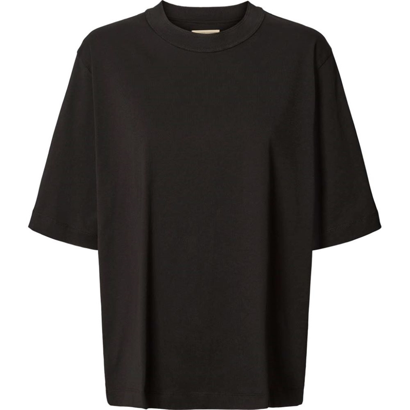 GAI + LISVA MAYA COTTON SINGLE JERSEY TEE BLACK