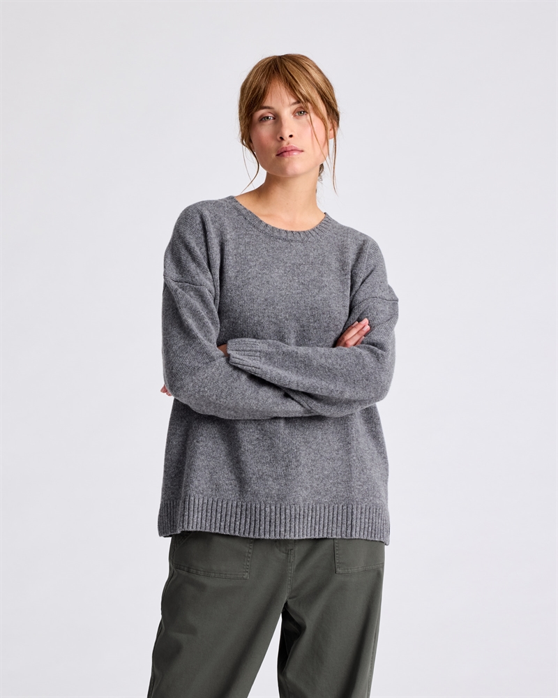 LISVA EMELY LAMBSWOOL STRIK GRAFITTI GREY MELANGE
