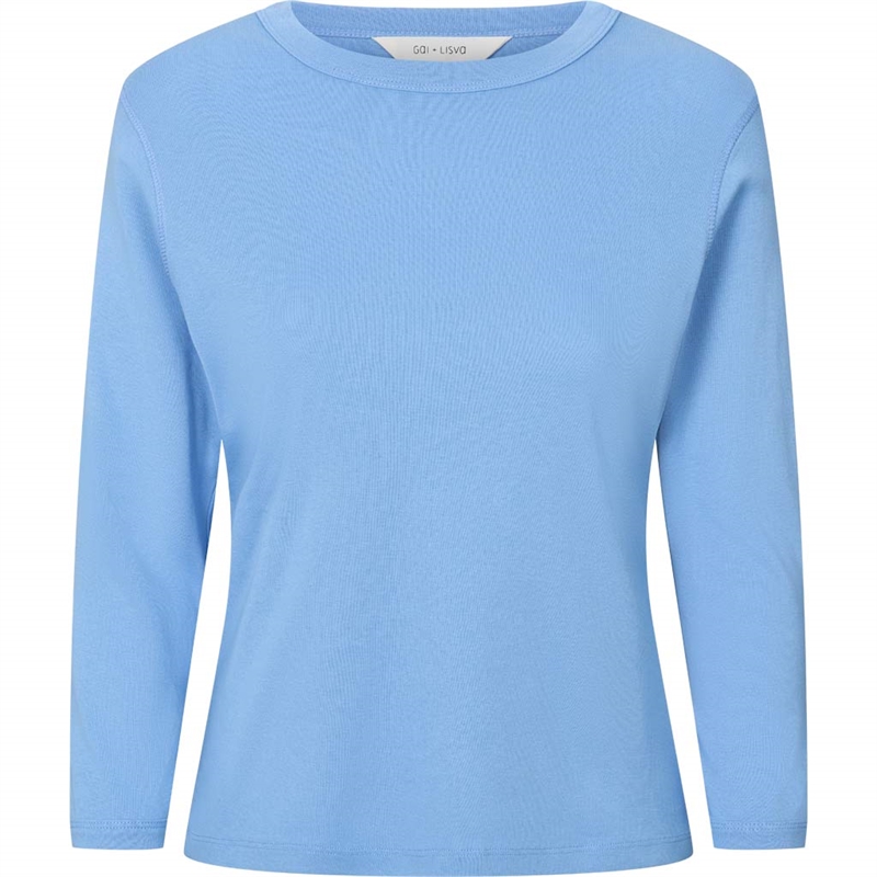 LISVA SASCHA 3/4 SLEEVE TOP AZURINE BLUE