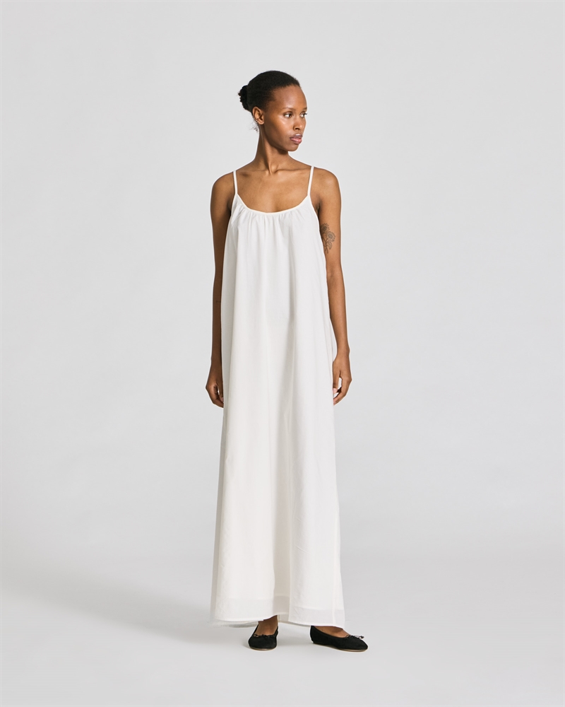 GAI + LISVA LEA VOILE DRESS EGRET