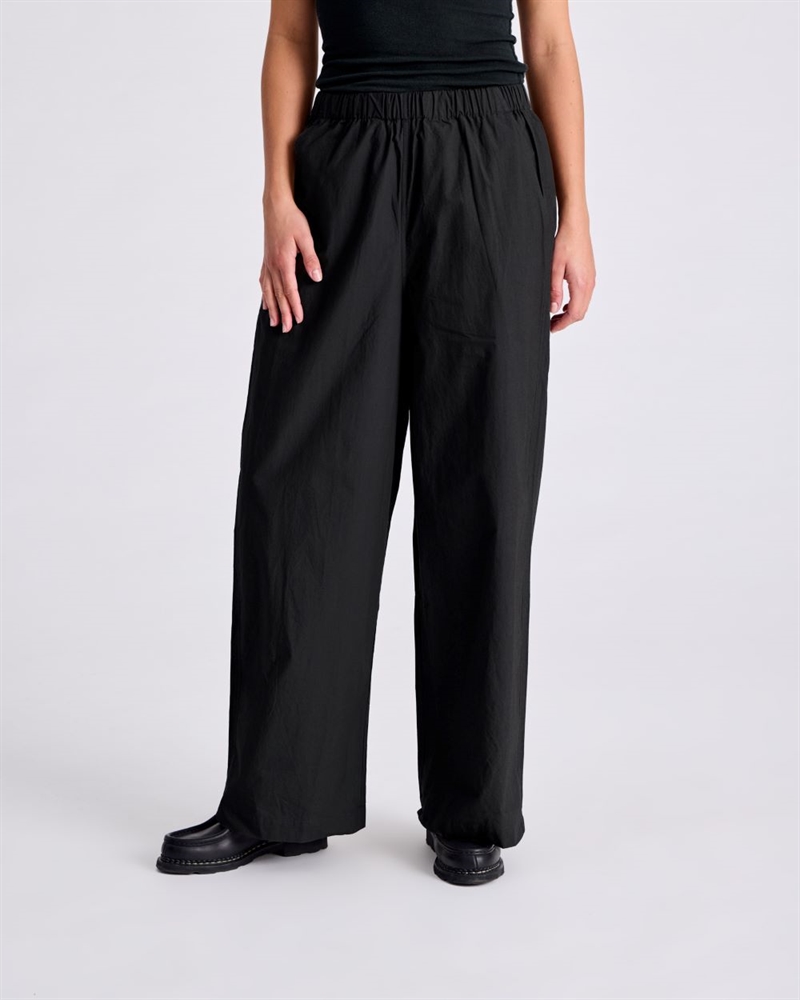 GAI+LISVA CHRISTINE POPLIN PANTS BLACK 