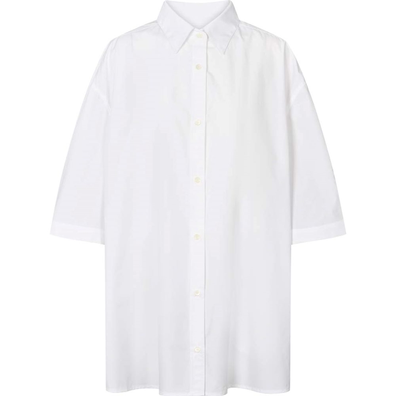 GAI + LISVA JOHANNE S/S POPLIN SHIRT WHITE