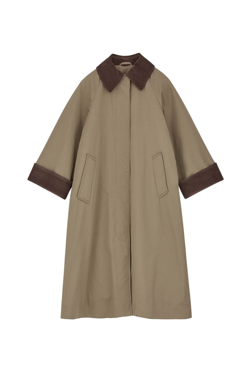 SKALL STUDIO GABY COAT TAUPE BROWN