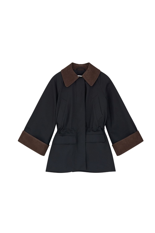 SKALL STUDIO GABY JACKET BLACK/BROWN