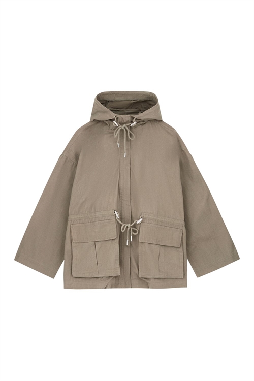 SKALL STUDIO GARDEN PARKA JACKET KHAKI