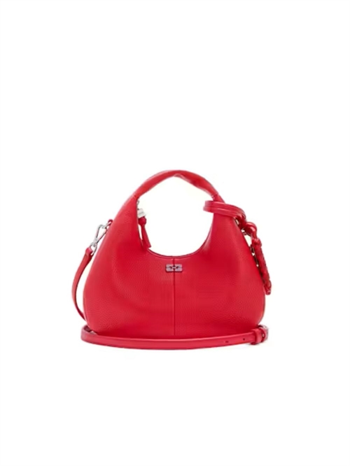 GANNI B2070123 HOBO MINI GRAINED GOJI BERRY